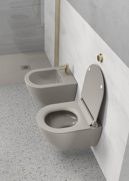 GSI PURA bidet závěsný 36x50cm, tortora mat 8864105