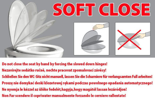 GSI WC sedátko, Soft Close, Quick Release, bílá MS86CN11