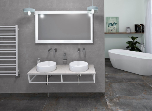 Sapho SKA deska Rockstone 756x463mm, bílá mat SKA750-0101