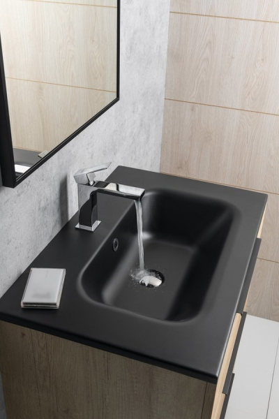 Sapho CUBEMIX stojánková umyvadlová baterie, chrom CM002