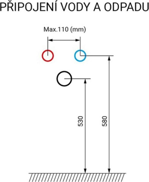 Mereo Leny, koupelnová skříňka s keramickým umyvadlem 60 cm, bíla CN811
