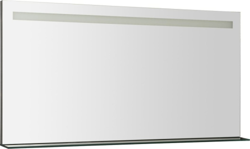 Sapho BRETO zrcadlo s LED osvětlením a policí 120x60, 8cm BT120