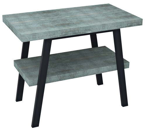 Sapho TWIGA umyvadlový stolek 80x72x50 cm, černá mat/aquamarine VC442-80-6