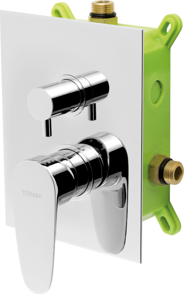 Novaservis Podomítková baterie s boxem 2 vývody, SMART BOX98051R,0