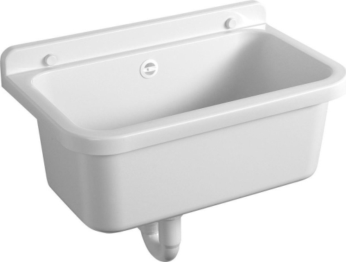 Aqualine Závěsná výlevka 55x34cm, plast, bílá PI5055