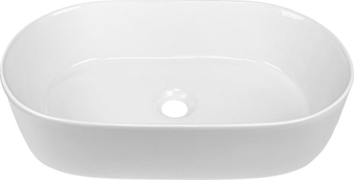Mereo Umyvadlo na desku bez přepadu, 530x315x135 mm, oválné, keramické UC533214O