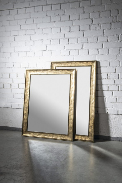 Sapho BERGARA zrcadlo v dřevěném rámu 64, 2x104, 2cm, zlatá NL528
