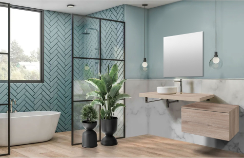 Mereo Ponte, koupelnová skříňka 70 cm, Multidecor, Dub Patinovaný CN291DUP1