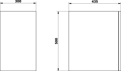 Sapho Koupelnový set ODETTA 70+20, bílá/jilm bardini KSET-056
