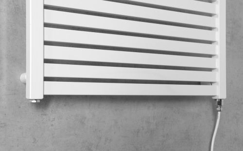 Aqualine TONDI-E elektrické otopné těleso rovné 600x970 mm, 400 W, bílá DE460T