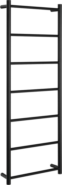 Sapho SHICK nástěnný sušák ručníků 500x1344 mm, kulatý, černá mat SH500B