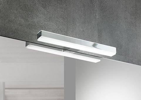 Sapho VERONICA 2 LED svítidlo, 8 W, 300x25x83 mm, IP44, chrom E26698CI