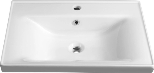 Aqualine SAVA 65 keramické umyvadlo nábytkové 65x46cm, bílá 2065