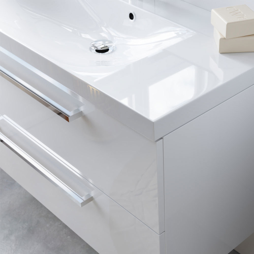 Mereo Bino koupelnová skříňka horní 63 cm, levá, Multidecor, Dark Rockford Hic CN695DRH1