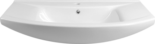 Aqualine ZERO 86 keramické umyvadlo nábytkové 86x50cm, bílá 6085