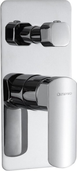 Sapho MIXONA podomítková sprchová baterie, 2 výstupy, chrom MG042