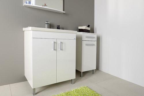 Aqualine VEGA skříňka spodní s košem 40x78x31cm, bílá VG078