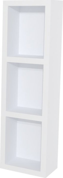 Mereo Aira, koupelnová skříňka 20 cm, horní, policová, Multidecor, Arktická bílá CN796SBIAA