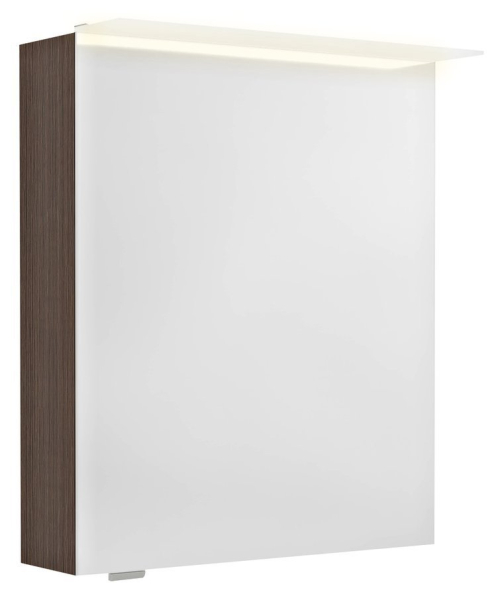 Sapho LINEX galerka s LED osvětlením, 60x70x15cm, levá/pravá, borovice rustik LX060-0016