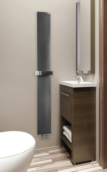 Ridea OTHELLO MONO SLIM hliníkové otopné těleso 300x1890mm, černá mat 2301189030SN