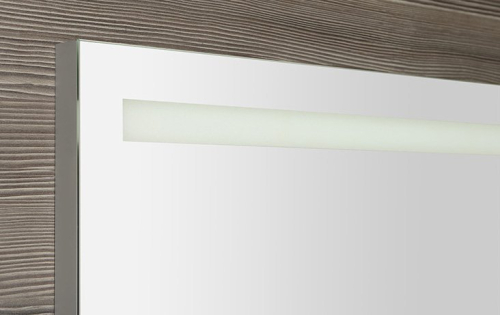 Sapho BRETO zrcadlo s LED osvětlením a policí 120x60, 8cm BT120
