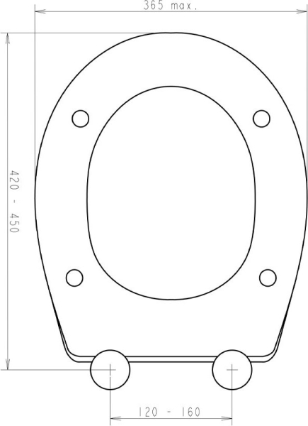 Mereo WC sedátko pro VSD74 CSS117 (3556)