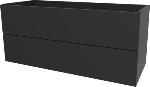 Mereo Aira, koupelnová skříňka 121 cm, Multidecor, Černá Supermat CN793SCIPM