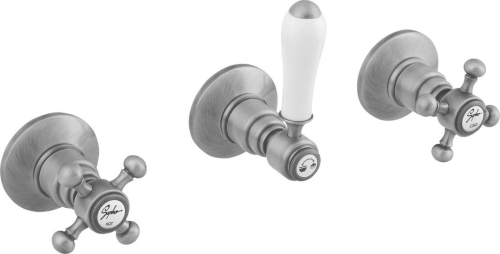 Sapho ANTEA podomítková sprchová baterie, 2 výstupy, nikl SET305-108