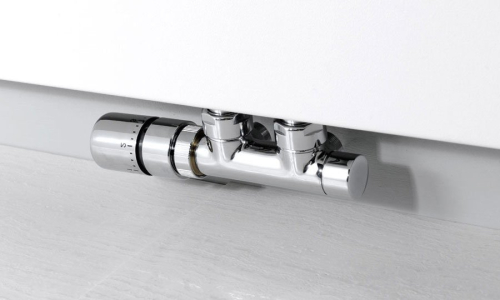 Sapho TWIN připojovací sada ventilů termostatická pro středové připojení, levá, chrom CP3012S