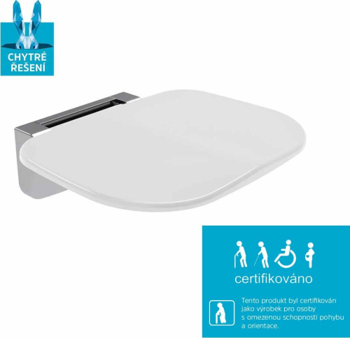 Mereo Sedátko do sprchy, duroplast, bílé CSS121