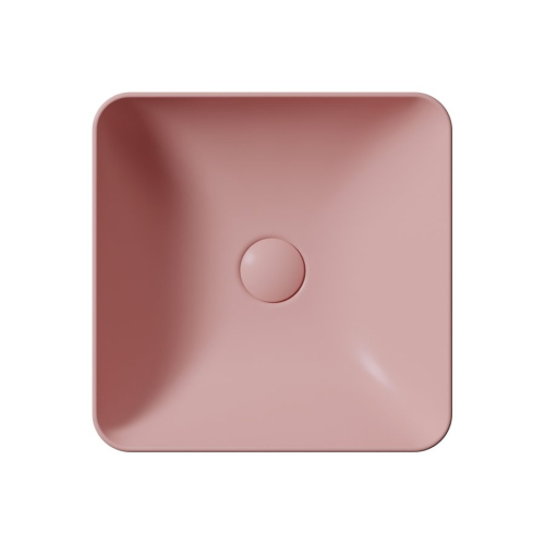 GSI SAND/NUBES keramické umyvadlo na desku 38x38cm, blush mat 903824