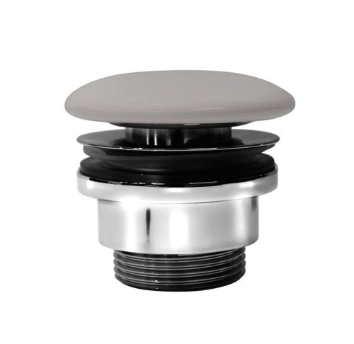GSI GSI umyvadlová výpust 5/4“, neuzavíratelná, keramická zátka, 5-65mm, tortora mat PVC05