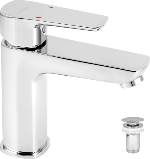 Novaservis Umyvadlová baterie s výpustí METALIA 58 ECO, chrom 58003,0