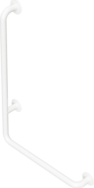 Sapho HANDICAP nástěnné madlo LEVÉ 810x550mm, bílá XH522W