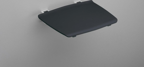 Gelco GELCO sklopné sedátko do sprchového koutu 32, 5x32, 5cm, tmavě šedá GS120G