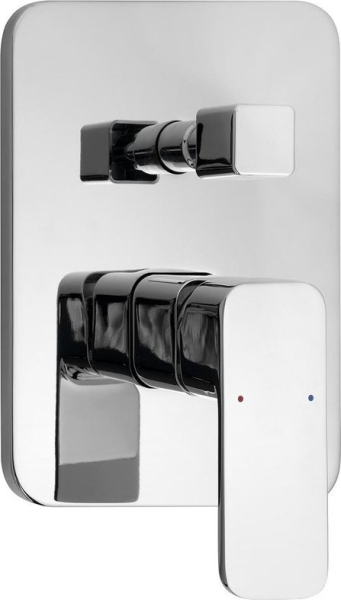Aqualine FACTOR podomítková sprchová baterie, 2 výstupy, chrom FC642