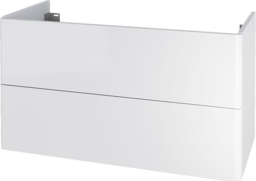 Mereo Siena, koupelnová skříňka 100 cm, bílá lesk CN412S