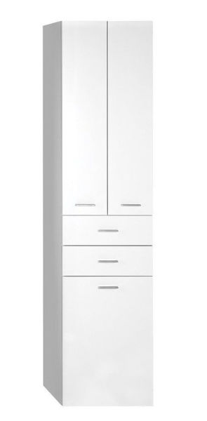 Aqualine ZOJA/KERAMIA FRESH skříňka vysoká s košem 50x184x29cm, bílá 51293