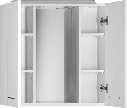 Aqualine ZOJA/KERAMIA FRESH galerka s LED osvětlením, 70x60x14cm, bílá 45025