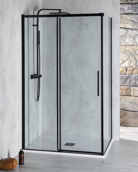Polysan ALTIS BLACK obdélníkový sprchový kout 1500x800 mm, L/P varianta AL4212BAL5912B