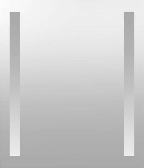 Mereo Zrcadlo 60x70 cm s LED osvětlením CN697