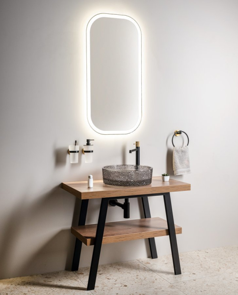 Sapho MANOR zrcadlo s LED osvětlením 50x100cm MN500