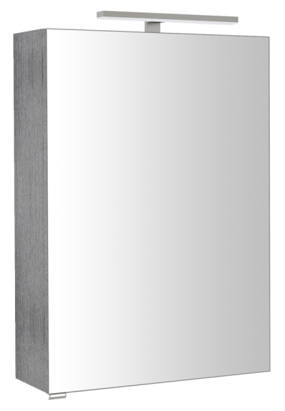 Sapho RIWA galerka s LED osvětlením, 50x70x17cm, dub stříbrný RIW050-0011