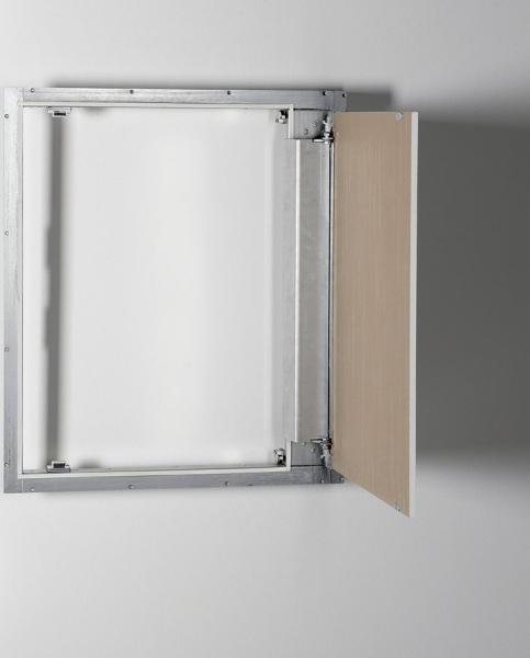 Sapho ZARZ revizní dvířka pod obklady 60x80cm, otevírání click-clack, podpěrná kolečka ZV184K