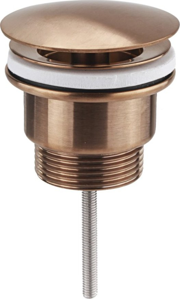 Sapho Umyvadlová výpust 5/4“, neuzavíratelná, velká zátka, 10-55mm, měď mat 542.742.5PG