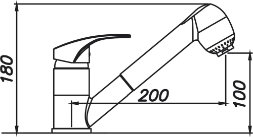 Sinks LEGENDA S - 72 Titanium SFTLESGR72