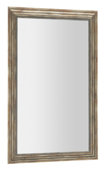 Sapho DEGAS zrcadlo v dřevěném rámu 61, 6x101, 6cm, černá/starobronz NL731