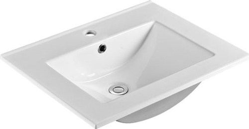 Mereo Aira, koupelnová skříňka s keramickým umyvadlem 61 cm, dub Kronberg CN720