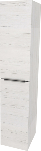 Mereo Mailo, koupelnová skříňka vysoká 170 cm, chrom madlo, Multidecor, Pino Aurélio CN594LPPINO