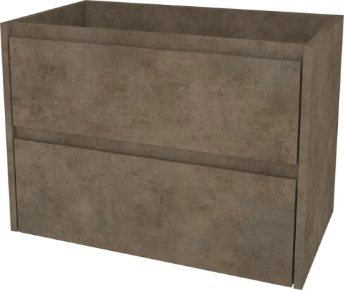 Mereo Opto, koupelnová skříňka 81 cm, Multidecor, Beton Chicago tm šedý CN991SBCS2